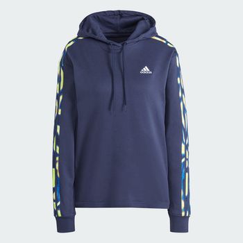 Sudadera con Gorro 3 Franjas Vibrant Print