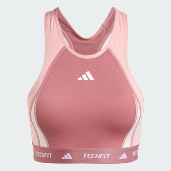 Top Deportivo Techfit Cuello Alto Soporte Medio Colorblock
