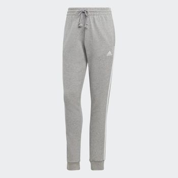 Pants Essentials 3 Rayas Felpa Francesa Puños Ajustados