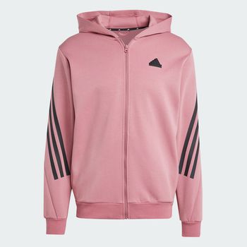Sudadera con Capucha Future Icons 3 Rayas con Cierre Frontal
