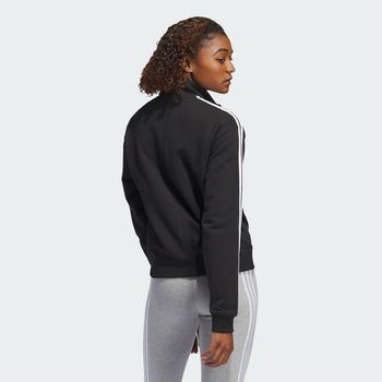 Sudadera Essentials 3 Rayas Cierre Corto