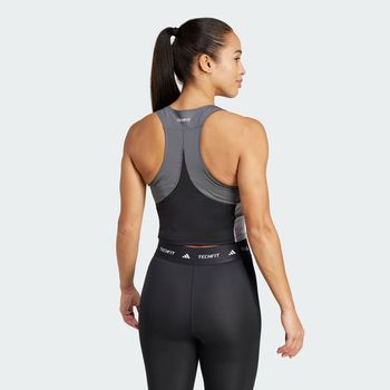 Camiseta sin Mangas Corto de Entrenamiento TECHFIT Colorblock