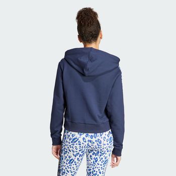 Sudadera con Capucha Holgado Essentials 3 Rayas Animal Print
