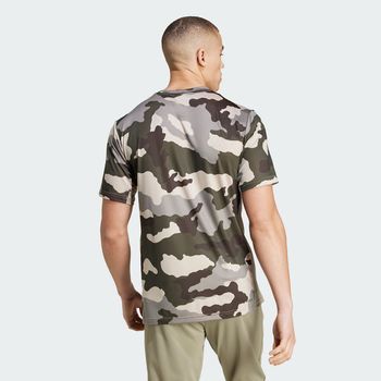 Camiseta Train Essentials Camo Allover Print
