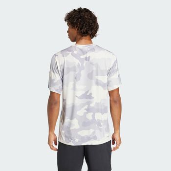 Camiseta Train Essentials Camo Allover Print