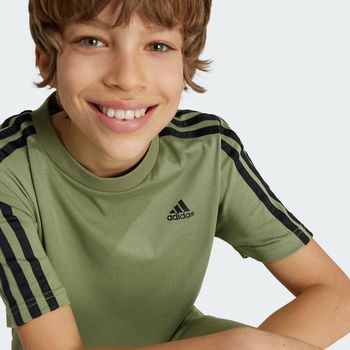 Camiseta Essentials 3 Rayas Algodón