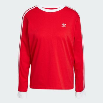 Camiseta manga larga Adicolor Regular 3 bandas
