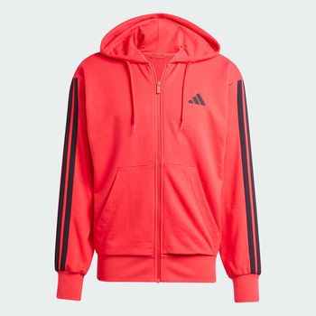 Sudadera con Capucha Essentials 3 Rayas Felpa Francesa