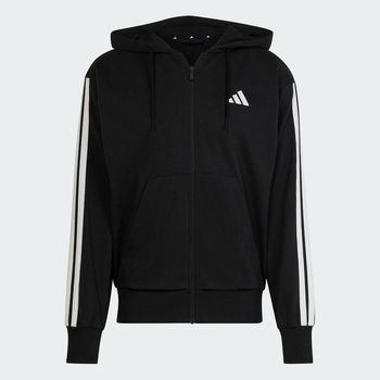 Sudadera con Capucha Essentials 3 Rayas Felpa Francesa